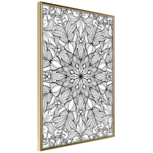  Poster - Colourless Mandala 40x60