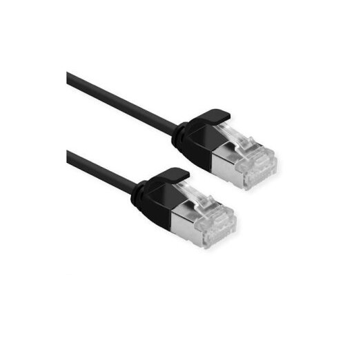 Secomp Roline U/FTP Data Center PatchCord 6A Slim LSOH crni 0.15m ( 5358 ) Cene