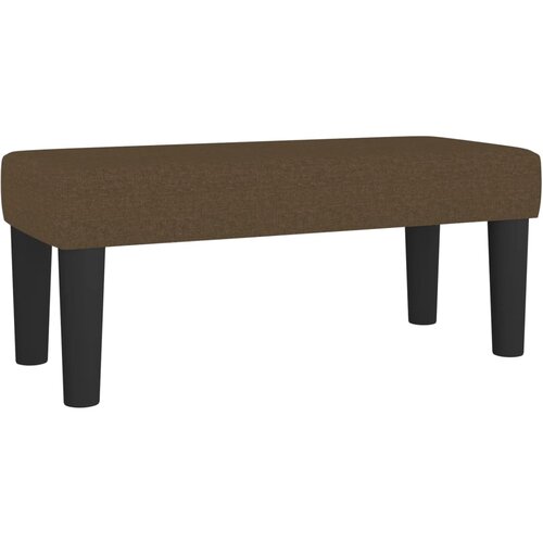  Krevet s oprugama i madracem tamnosmeđi 120 x 200 cm od tkanine Slike