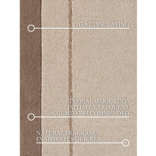 Villeroy Boch Rjava/kremno bela preproga iz me&amp;scaron;anice volne 200x290 cm Niko &amp;ndash; Slike