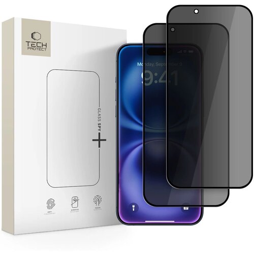 TECH-PROTECT STEKLO SPY+ ZA ZAŠČITO ZASEBNOSTI, 2 KOMADA ZA IPHONE 17 AIR, (5000333985) Cene