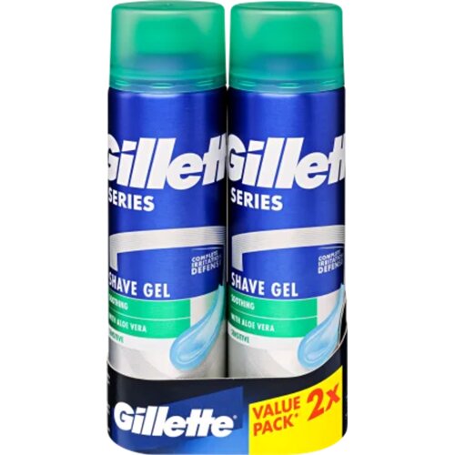 Gillette serum gel za brijanje Soothing 2X200ml Cijene