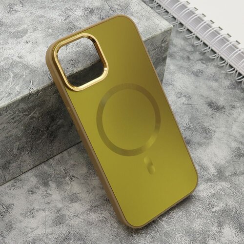  maska color metal magsafe za iphone 15/ zlatna Cene