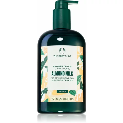 The Body Shop Almond Milk Shower Cream gel za tuširanje s bademovim mlijekom 750 ml