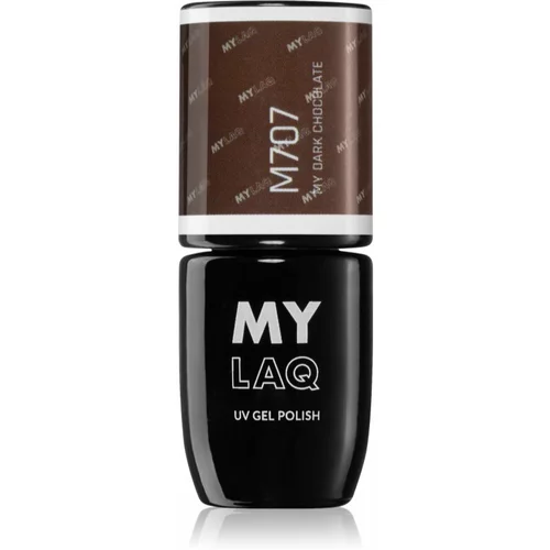MYLAQ UV Gel Polish gel lak za nokte nijansa My Dark Chocolate 5 ml