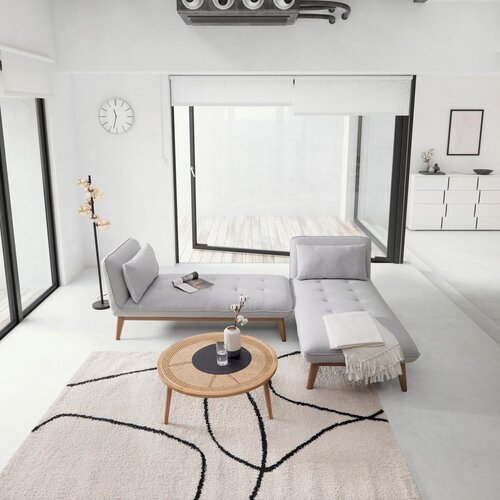 Bessagi Home počivalnik liza, svetlo siv Slike
