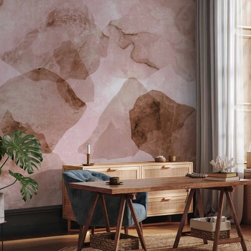  Foto tapeta - Pink terrazzo - minimalist background in marble watercolour pattern 350x256 Premium Slike