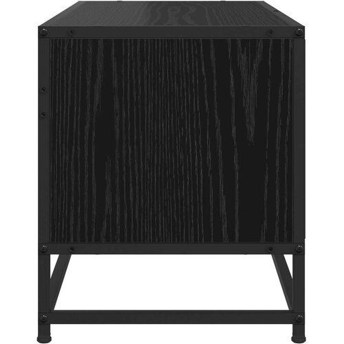  ormar 80 x 34,5 x 40 cm Crni hrast Konstruirano drvo Slike