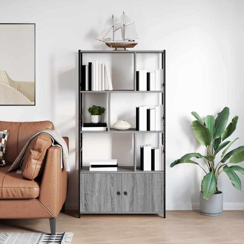  Polica Sivi hrast sonoma 80 x 30 x 155,5 cm Konstruirano drvo Cene