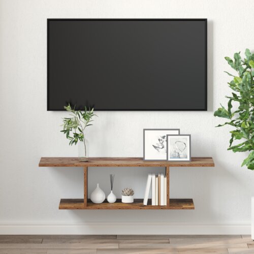  ormar s policom s pohranom Smeđa 103 x 30 x 26.5 cm Konstruirano drvo Slike