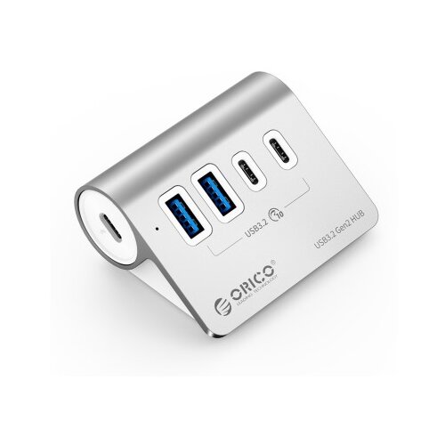 Orico USB-C hub s 4 vhodi, 2x USB-A, 2x USB-C, USB 3.2 Gen2, 10 Gbps, ALU, M3CU2-G2 Cene
