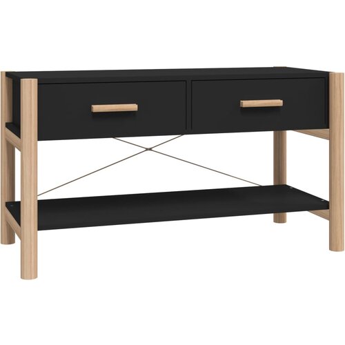 Maison Chic TV omarica - TV enota - Televizijska omarica črna 82x38x45 cm inženirski les, (21701385) Cene