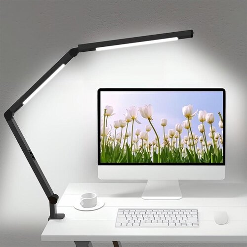  LED prigu&amp;scaron;iva dodirna stona lampa LED/12W/230V 3000-6500K CRI 92 crna Slike