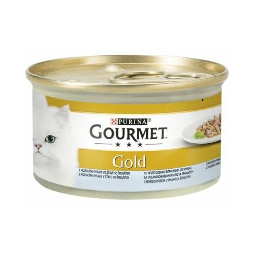 Purina gourmet gold riba i spanać u sosu 85g Cene