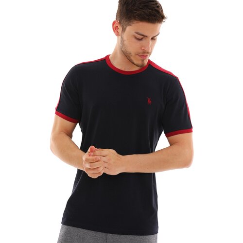 Dewberry T8584 MEN&amp;#039;S T-SHIRT-NAVY BLUE Slike
