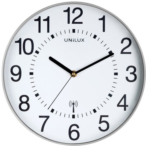Sat ZIDNI FI-30,5CM WAVE UNILUX 400094562 SREBRNI Slike