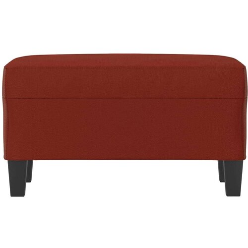  Klupa crvena boja vina 70 x 35 x 41 cm od umjetne kože Slike