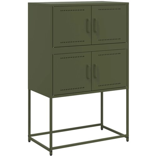 vidaXL Komoda maslinastozeleni 68 5x38 5x107 cm čelična Cijene