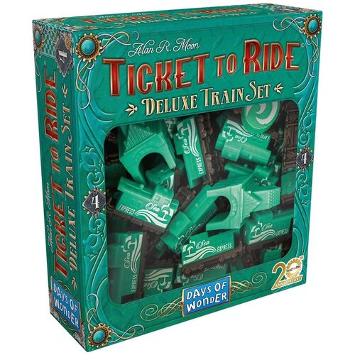 Days of Wonder Dru&amp;scaron;tvena igra Ticket To Ride Europe - 20th Anniversary Deluxe Train Set - Green Slike