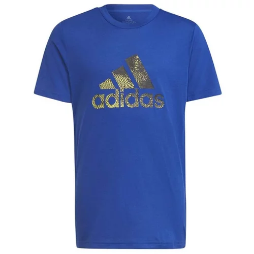 Adidas Majice s kratkimi rokavi Hiit Prime Tee JR Modra
