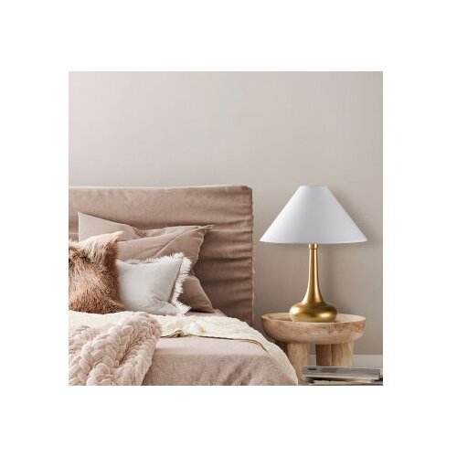 Opviq Stona lampa Luna-15260, 50x50x63 cm, IP20, Zlatno-bijela boja Slike