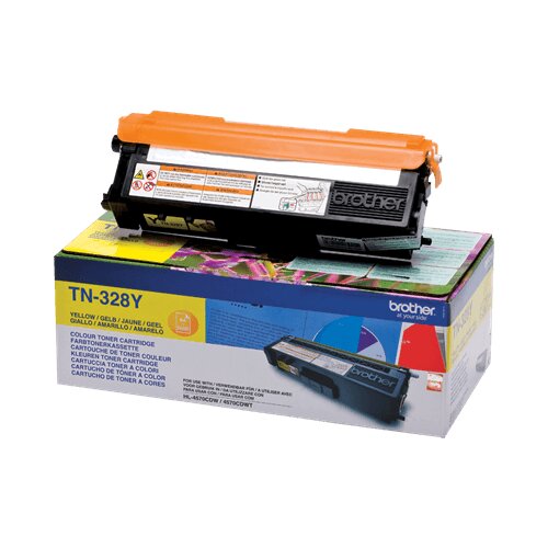 Brother Toner TN-328Y (rumena), original Cene