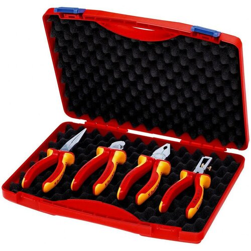 Knipex 4-delni "red" set izolovanog alata u koferu - za električare (00 20 15) Cene