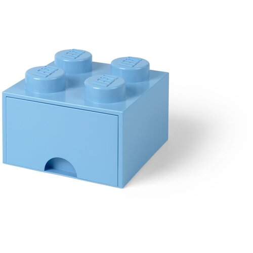 Lego Svetlomodra kvadratna škatla za shranjevanje LEGO® Cene