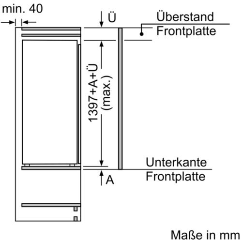 Bosch vgradni hladilnik KIF51AFE0 Slike