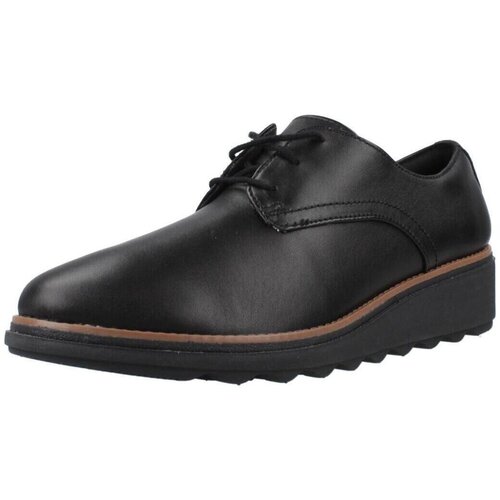 Clarks Nizki čevlji Sharon Rae 261754164 Black Leather Cene