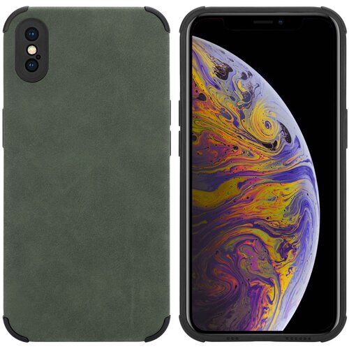 Cadorabo Case, združljiv z Apple v Emerald Green - Za&amp;scaron;čitni pokrov iz silikona TPU z plemenito umetno seminsko zadnjo stranjo, (20603938) Slike