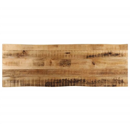 Stolna ploča sa živi rub 140x40x2,5cm masivno grubo drvo manga Cijene