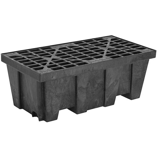 Justrite PE prestrezna kadica iz PE regenerata, kadica za sode 2 x 200 l, velika prostornina, prestrezna prostornina 250 l Cene