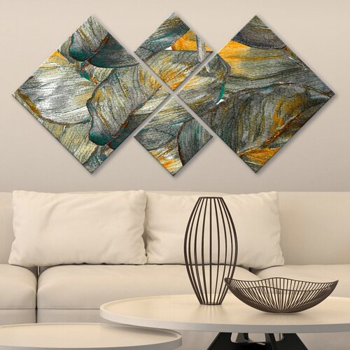 Wallity slika 4MDF1814223770, 60x115 cm, 4 dela Cene