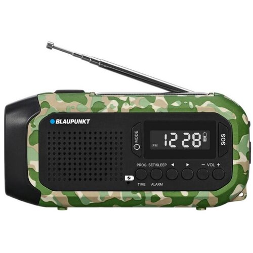 Blaupunkt ER20GC radijska postaja za nujne primere, črna in zelena, (5000262082) Cene