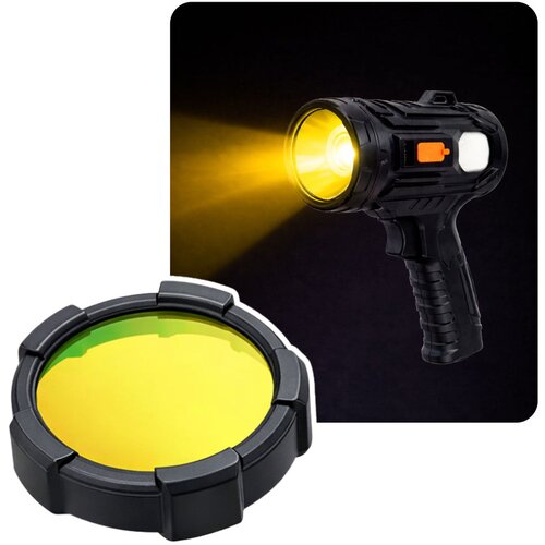  LED prenosna svetilka s filtri barv 19 cm Slike