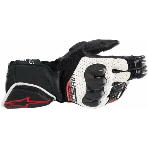Alpinestars SP-8 V3 Air Gloves Black/White/Bright Red S Rukavice