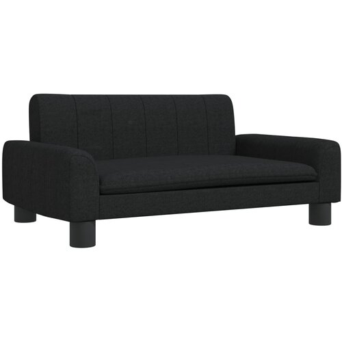Maison Chic Otroški kavč - Otroški divan - Otroški sedež črn 70x45x30 cm blago, (21729701) Cene