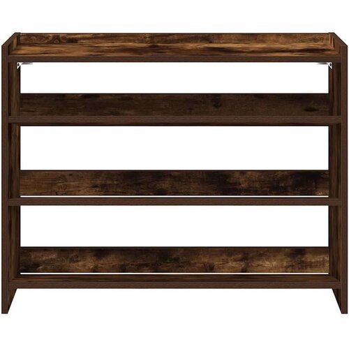 VidaXL stalak za cipele boja hrasta 80x25x62 cm konstruirano drvo Slike