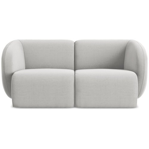 Makamii Svijetlo siva baršunasti sofa 174 cm Lani – Cene