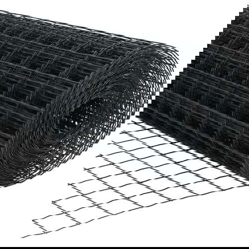 vidaXL Euro Ograja Siva 1x25 m Jeklo Cene