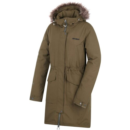 Husky Women's winter coat Nelidas L dk. khaki Slike