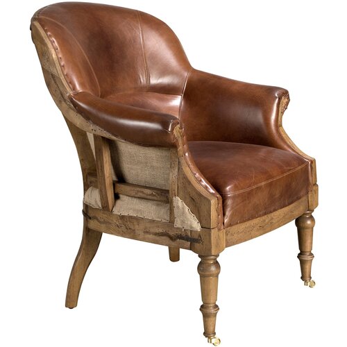 Angel Cerd&amp;aacute; Fotelj iz konjakasto rjavega usnja, (5000008490) Slike
