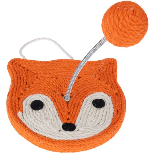 TIAKI ploča za grebanje od jute Fox - crvena Slike