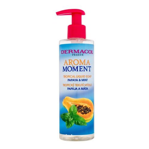 Dermacol Aroma Moment Papaya &amp;amp; Mint Tropical Liquid Soap tekući sapun unisex Slike