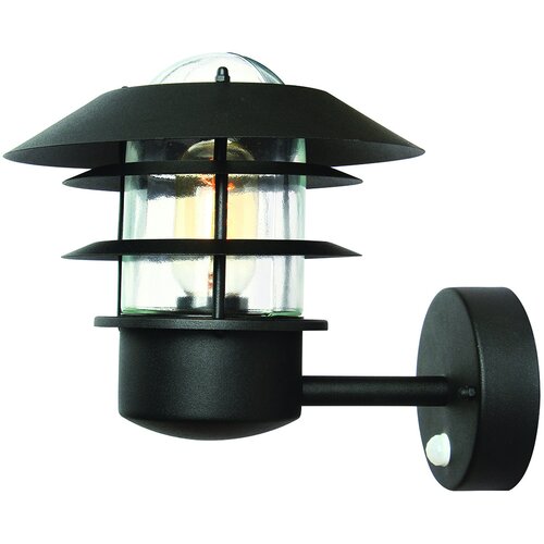 Elstead Lighting Elstead Helsingor Zunanja stenska svetilka z 1 lučjo, črna, s PIR senzorjem gibanja IP44, E27, (22100052) Cene