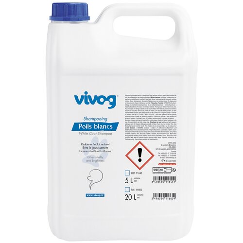 VIVOG &Scaron;ampon za pse za belu dlaku, 5 l Cene