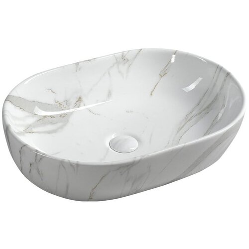 Sapho Bijeli keramički umivaonik 59x42 cm Dalma – Cijene
