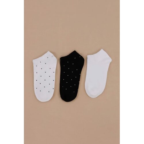 TRENDYOLMILLA Ženski set čarapa Thmss26Co00031, 3 para, Crni Slike