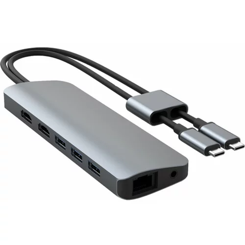 HYPER Drive, 10 u 2 USB-C HUB za Macbook, Chromebook i PC, space grey